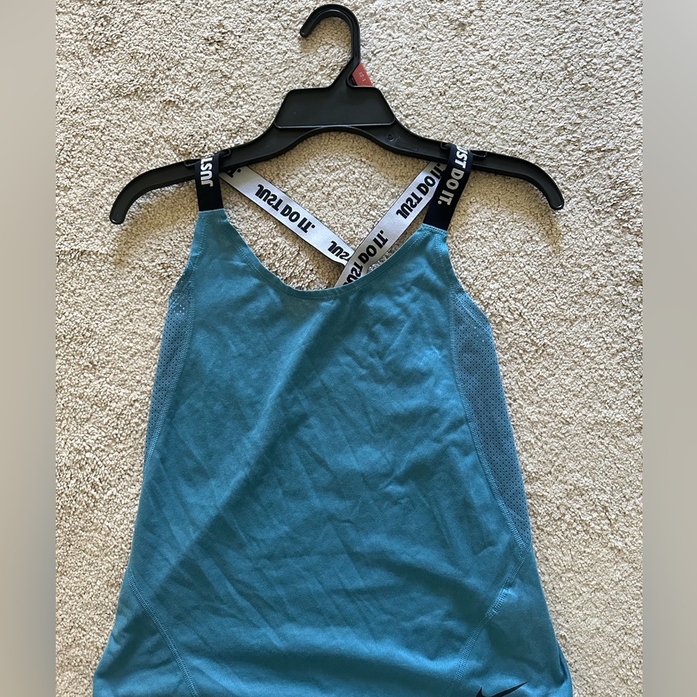 Nike Teal Blue Women's Athletic Tank
